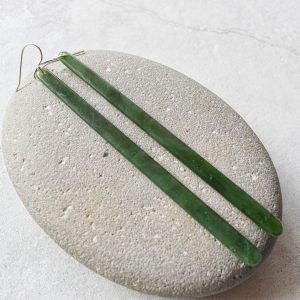 NZ Greenstone/Pounamu Drop Earrings