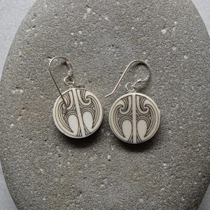 Beef Bone With Detail Earrings