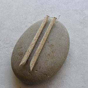 NZ Whalebone Drop W/Angle Earrings