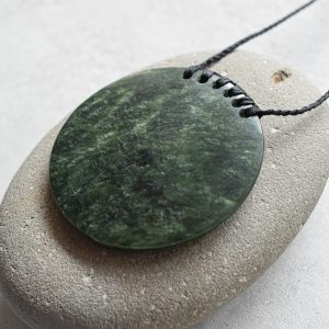 NZ Greenstone/Pounamu Shield Pendant
