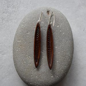 NZ Totara Waka Earrings