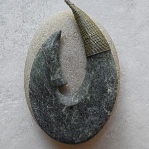 NZ Greenstone/Pounamu Hei Matua/Hook Pendant