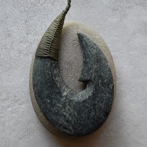 NZ Greenstone/Pounamu Hei Matua/Hook Pendant