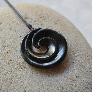 NZ Greenstone/Pounamu Koru Pendant