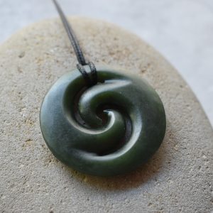NZ Greenstone/Pounamu Koru Pendant