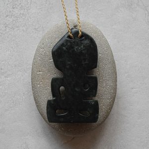 NZ Greenstone/Pounamu Hei Tiki Pendant