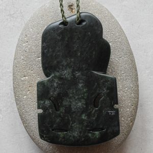 NZ Greenstone/Pounamu Hei Tiki Pendant