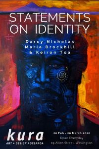 Kura Gallery Exhibition Poster "Statements on Identity"