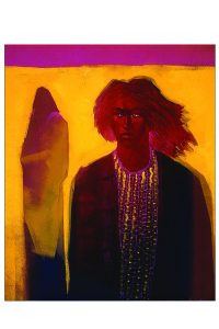 Colourful art print by Darcy Nicholas called Sacred Woman