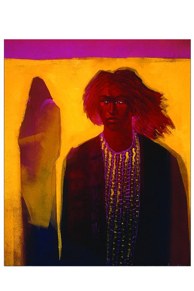 Colourful art print by Darcy Nicholas called Sacred Woman