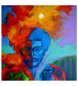 Art print by Darcy Nicholas called Son of Tane