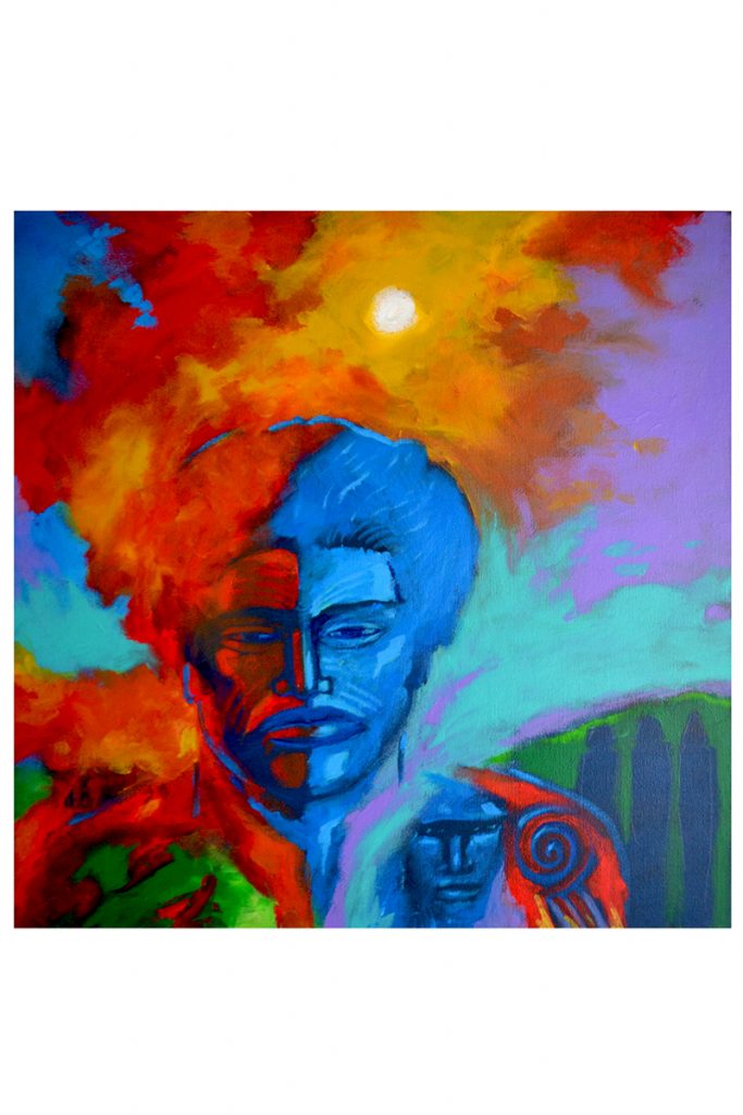 Art print by Darcy Nicholas called Son of Tane