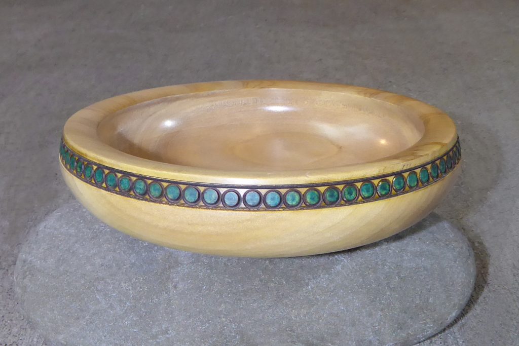 NZ kauri bowl by Hugh Mill
