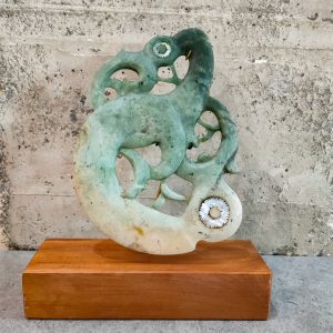 NZ Greenstone manai carved by alex sands