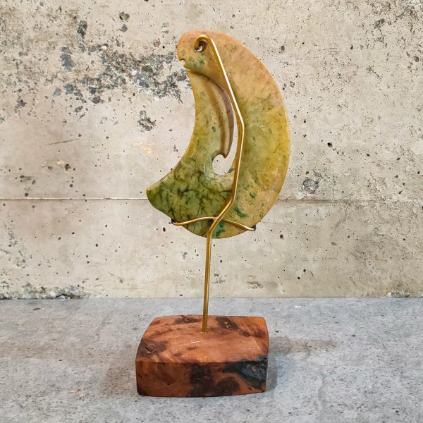 Alex Sands - Matau on Stand (100mm #AS-101  Ag) - Image 3