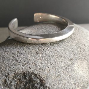 Handmade Solid Sterling Silver Cuff, Unisex.