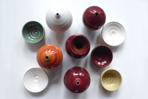 Ceramic dishes and pots by Kim Morgan