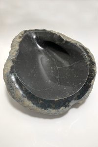 Bowl carved from NZ Serpentine stone by Maia Hegglun