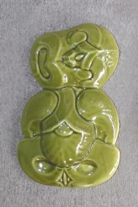 Ceramic tiki by Michael Matchitt from Kura Gallery
