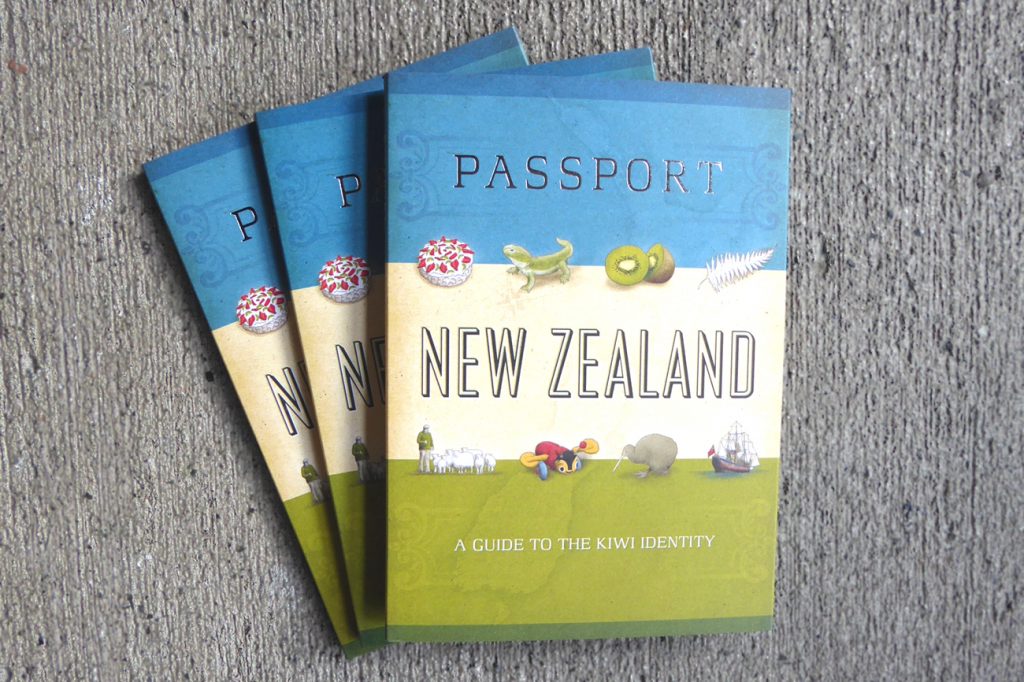 Passport NZ, a fun, informative booklet about NZ from Kura Gallery