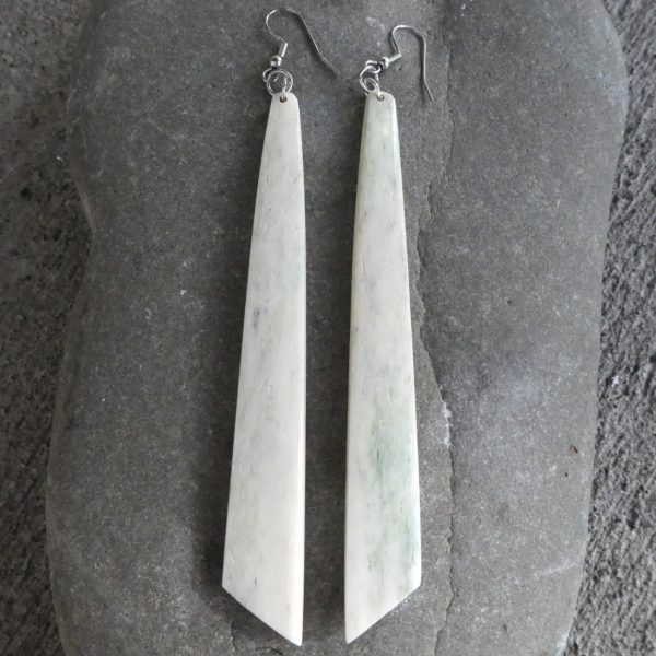 Stiveni Tupou - Whalebone Earrings (100mm #10525-2 ws) - Image 4