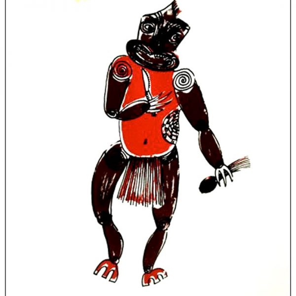 Print by Sam Farquhar called Tikitiki