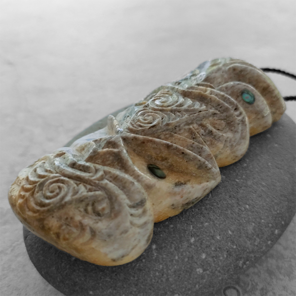 Alex Sands - Tekoteko pendant  (105mm #14-4 Ag) - Image 4