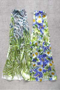 Pure silk scarves with NZ Flowers by Sue Wickison