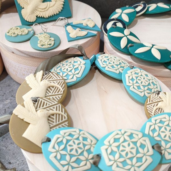 Resin Jewellery with NZ themes by Tania Tupu