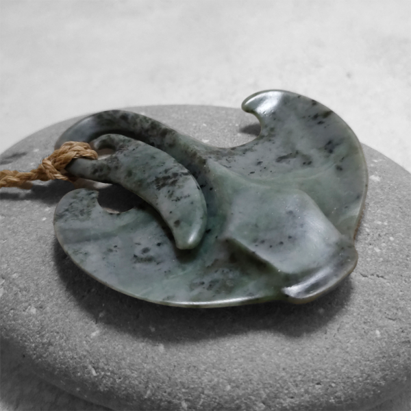 Tim Steel - Whai Pendant  (80mm #10-5 Ag) - Image 3