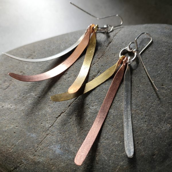 Zoya Beri - Feather Earrings  (79mm #79 Ag) - Image 2
