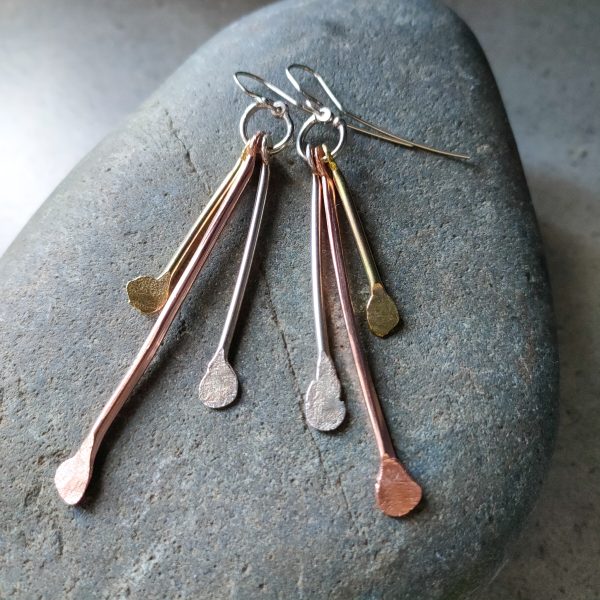 Zoya Beri - Lollipop Earrings  (75mm #81 Ag)