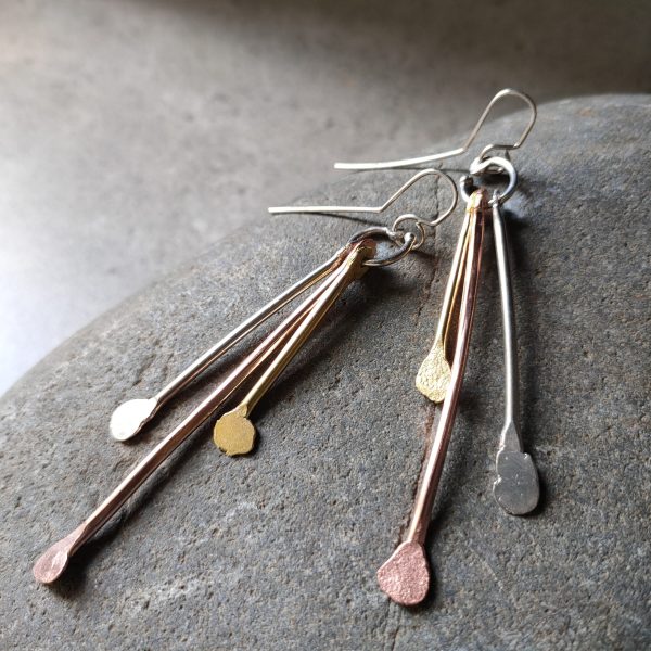 Zoya Beri - Lollipop Earrings  (60mm #82 Ag)