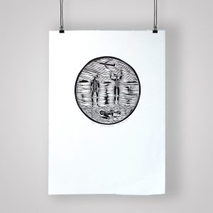 Limited woodblock print #8/10