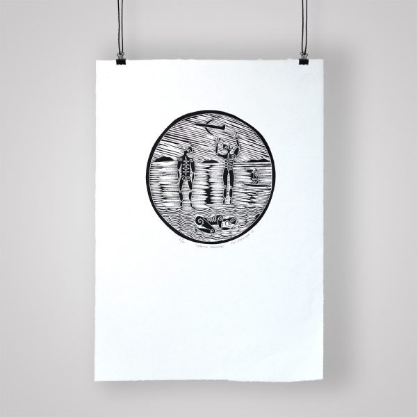 Limited woodblock print #8/10
